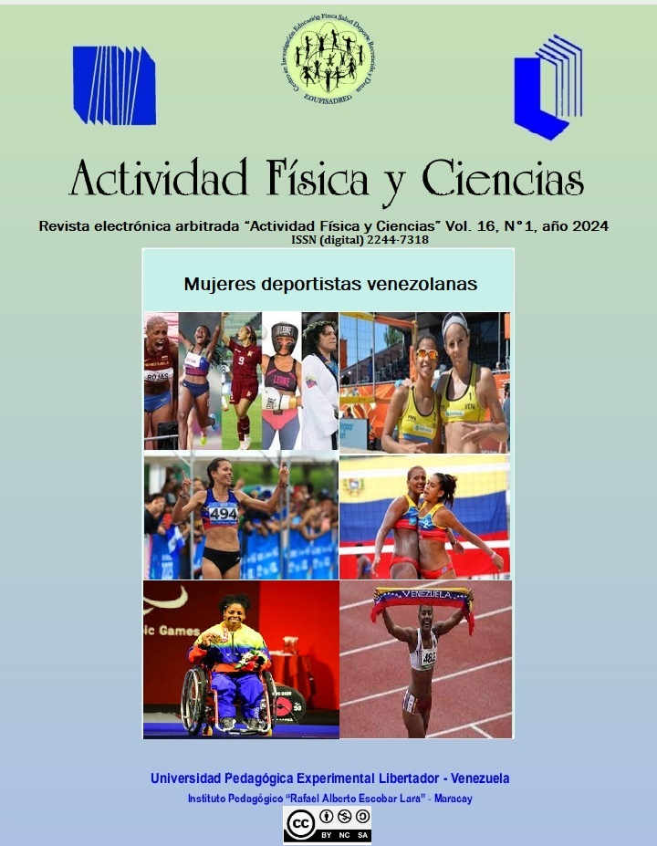 					Ver Vol. 16 Núm. 1 (2024): Mujeres deportistas venezolanas ISSN (digital): 2244-7318; Depósito legal PPI200902AR3122
				
