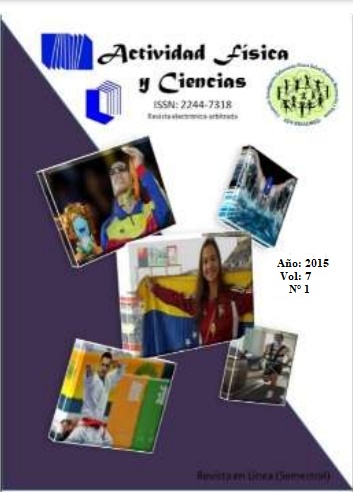 					View Vol. 7 No. 1 (2015): Ciencias Aplicadas a la  Psicología y a la Gerencia Deportiva. ISSN (digital) 2244-7318
				