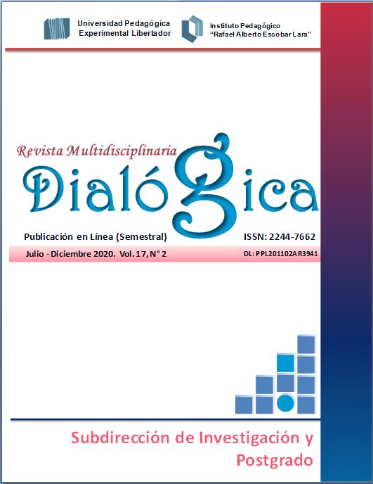 					View Vol. 17 No. 2 (2020): Dialógica Revista Multidisciplinaria Julio - Diciembre 2020 Vol. 17, N° 2
				
