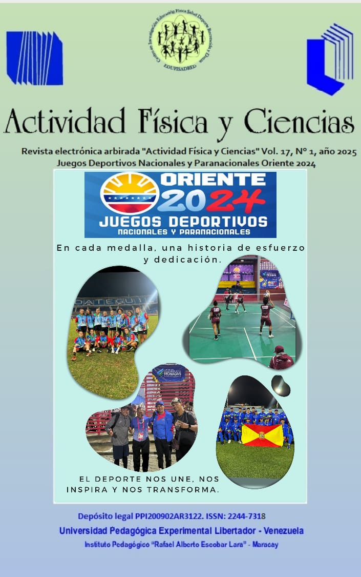 Ver Vol. 17 Núm. 1 (2025): Juegos Deportivos Nacionales y Paranacionales de Venezuela "Oriente 2024"