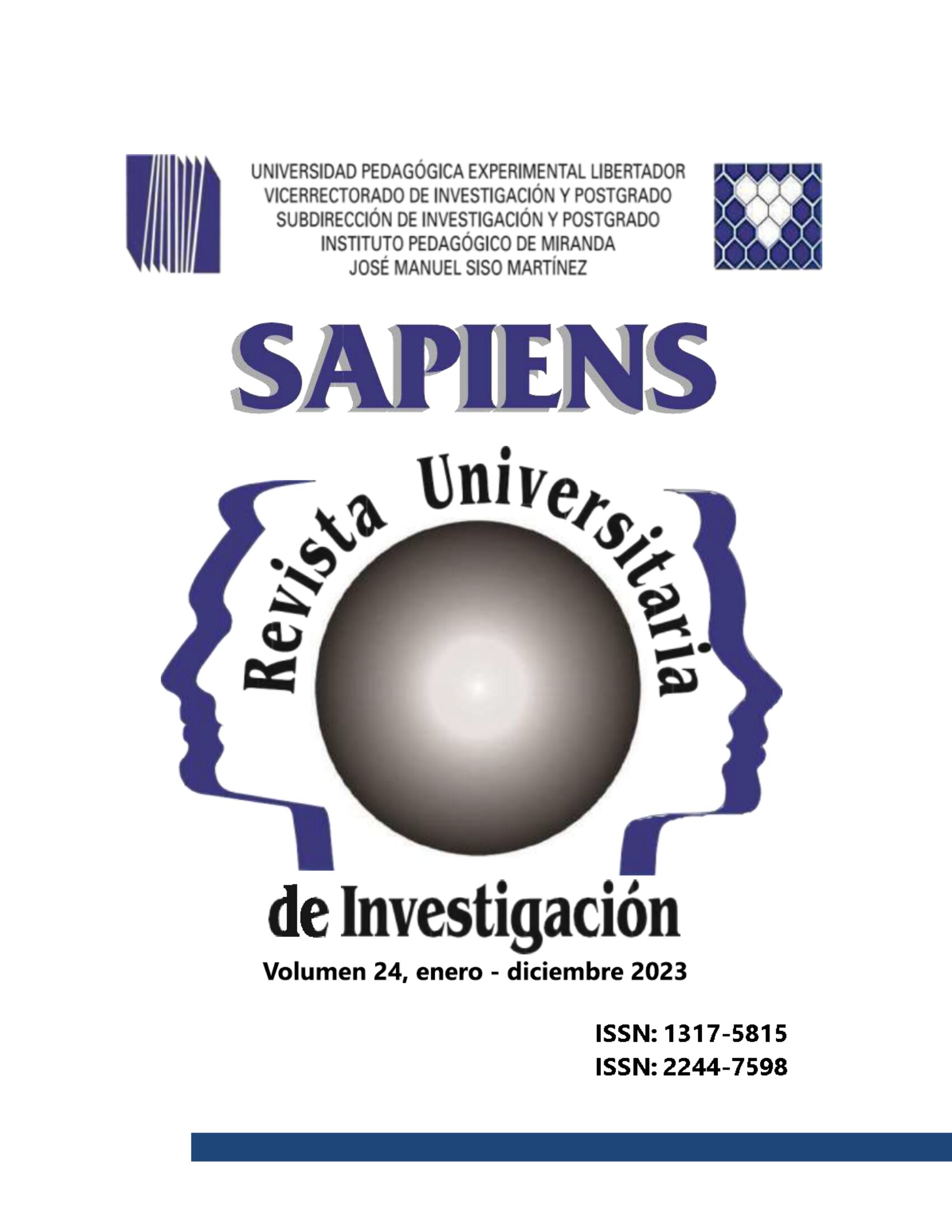 					Ver Vol. 24 (2023): SAPIENS. Revista Universitaria de Investigación
				